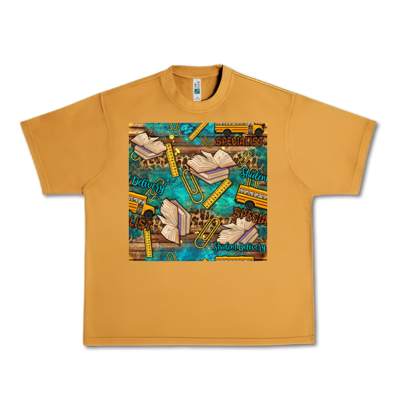 Student Delivery Specialist Seamless Pattern Urban Heavy Tee by BundleAndBundleShop | Teevron