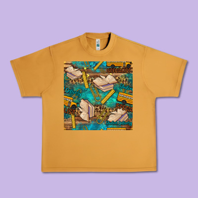 Student Delivery Specialist Seamless Pattern Urban Heavy Tee Designed By Bundleandbundleshop