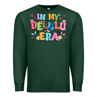 Sports Green in my delulu era Premium Sweatshirt - Artiststas
