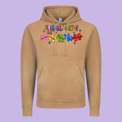 You Are Loved Autism Vintage Hoodie Designed By Jahusdesignshop