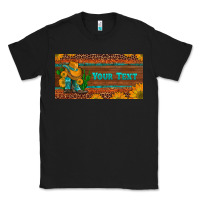Black (preview)custom cowboy boots sunflowers and cactus license plate Classic Tee - Artiststas