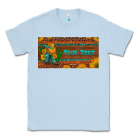 Dusty Blue (preview)custom cowboy boots sunflowers and cactus license plate Classic Tee - Artiststas