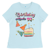 Baby Blue birthday mode on Ladies Tee - JahusDesignShop