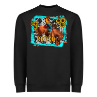 Black western rodeo Heavyweight Sweatshirt - JahusDesignShop