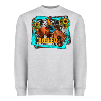Heather Grey western rodeo Heavyweight Sweatshirt - JahusDesignShop