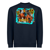 Navy western rodeo Heavyweight Sweatshirt - JahusDesignShop