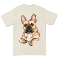 Bone french bulldog sitting Premium Tee - RanaPortraitStore