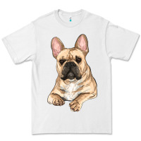 White french bulldog sitting Premium Tee - RanaPortraitStore