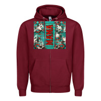Burgundy western mama Zipper Hoodie - NancyCooperArtShop