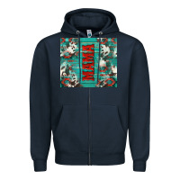 Navy western mama Zipper Hoodie - NancyCooperArtShop