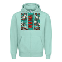 Seafoam western mama Zipper Hoodie - NancyCooperArtShop