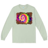 Matcha tie die background Long Sleeve Tee - BarkalooDesign