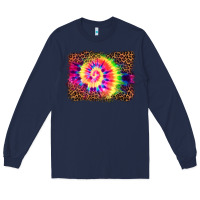 Navy tie die background Long Sleeve Tee - BarkalooDesign