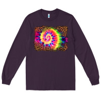 Plum tie die background Long Sleeve Tee - BarkalooDesign