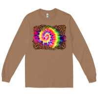 Toasted Coconut tie die background Long Sleeve Tee - BarkalooDesign