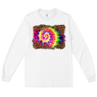 White tie die background Long Sleeve Tee - BarkalooDesign