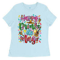 Baby Blue Happy drinko de mayo Ladies Tee - RanaPortraitStore