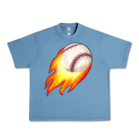 Pebble Blue baseball Urban Heavy Tee - JahusDesignShop