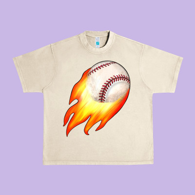 Baseball Urban Heavy Tee Designed By Jahusdesignshop