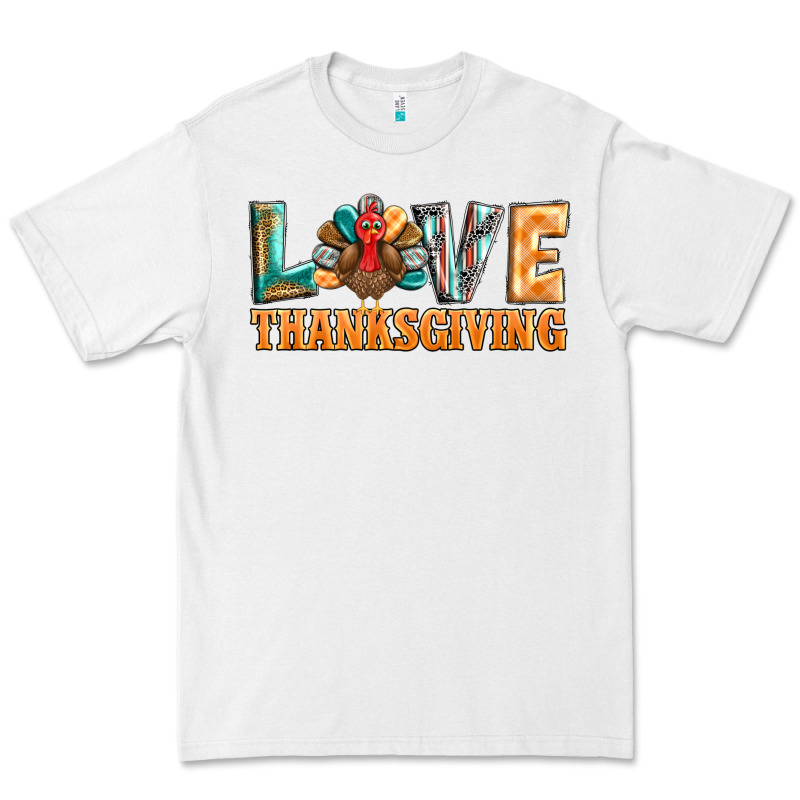 Love Thanksgiving Western Turkey Premium Tee by BarkalooDesign | Teevron