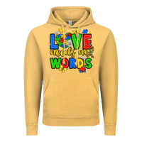 Vintage Mustard love needs no words Vintage Hoodie - JahusDesignShop