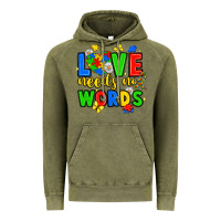 Vintage Olive love needs no words Vintage Hoodie - JahusDesignShop