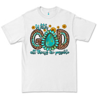 White with god all things are possible gemstone Premium Tee - Zillion Design Studio