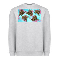 Heather Grey dinosaur stegosaurus sippy cup Heavyweight Sweatshirt - Artiststas
