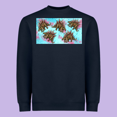 Dinosaur Stegosaurus Sippy Cup Heavyweight Sweatshirt Designed By Artiststas
