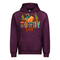 Mauve Wine howdy fall Urban Hoodie - CowGirlArtShop