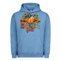 Pigment Pebble Blue howdy fall Urban Hoodie - CowGirlArtShop