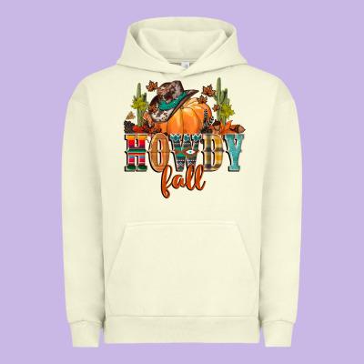 Howdy Fall Urban Hoodie Designed By Cowgirlartshop