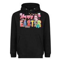 Black Happy Easter Nurse Heavyweight Hoodie - LillyAllenDesigns