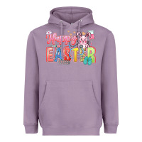 Lavender Happy Easter Nurse Heavyweight Hoodie - LillyAllenDesigns