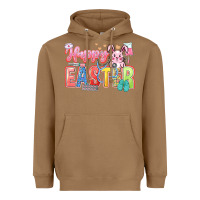 Toasted Coconut Happy Easter Nurse Heavyweight Hoodie - LillyAllenDesigns