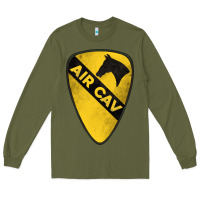 Army Green 1st cavalry division air cav Long Sleeve Tee - Jasminsmagicworld