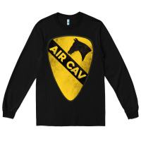 Black 1st cavalry division air cav Long Sleeve Tee - Jasminsmagicworld
