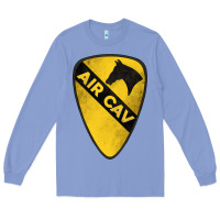 Colony Blue 1st cavalry division air cav Long Sleeve Tee - Jasminsmagicworld