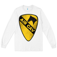 White 1st cavalry division air cav Long Sleeve Tee - Jasminsmagicworld