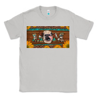 Moon Dust western heifer mom with sunflowers and turquoise license plate Classic Tee - Artiststas