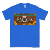 True Royal western heifer mom with sunflowers and turquoise license plate Classic Tee - Artiststas