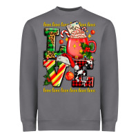 Storm love with coffee cup and christmas lights Heavyweight Sweatshirt - AdoDesignShop