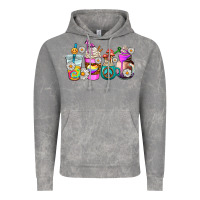 Cloud Rock hippie coffee cups Vintage Hoodie - AdoDesignShop