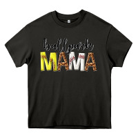 Asphalt ballpark mama Heavy Core Tee - texasbilliewilder
