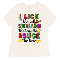 Bone I lick the salt swallow the tequila Ladies Tee - RanaPortraitStore