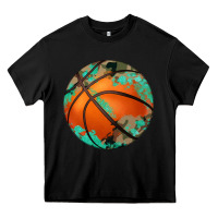 Black western basketball camouflage glitter pattern Heavy Core Tee - Artiststas