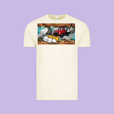 Snow Truck Sippy Cup Vintage Tee Designed By Artiststas