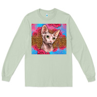Matcha Western Sphynx Cat Long Sleeve Tee - LillyAllenDesigns
