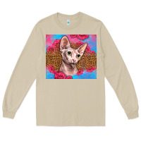 Mushroom Western Sphynx Cat Long Sleeve Tee - LillyAllenDesigns