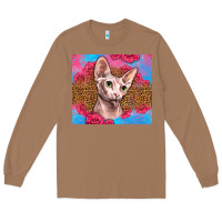 Toasted Coconut Western Sphynx Cat Long Sleeve Tee - LillyAllenDesigns